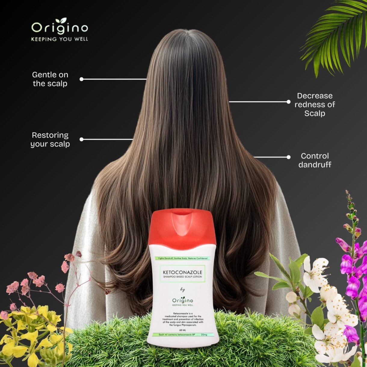 Origino Keeping You Well - Ketoconazole Anti-Dandruff Treatment Shampoo
